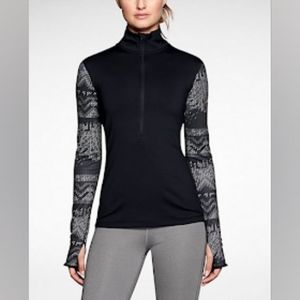Nike Pro Hyperwarm Nordic Half-Zip with Long Sleeves, Size M